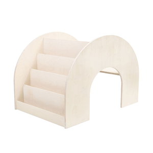 Preschool Montessori Arch Tunnel Bookshelf Daycare Furniture Kindergarten Wooden Reading Nook Nursery Open Storage Library <strong>Unit</strong> - Product Image 2