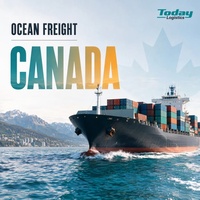 Agent de transport maritime FBA Chine-Canada, logistique de conteneurs, livraison par camion local, reconditionnement, support d'entreposage