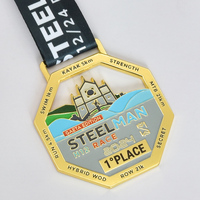 Médailles de compétition sportive personnalisées en émail souple pour Karaté, Volleyball, Marathon – Médailles de finisseur et de vainqueur avec logo personnalisé