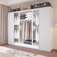 Nouvelle armoire ouverte populaire 2026, grande capacité pour chambre à coucher
