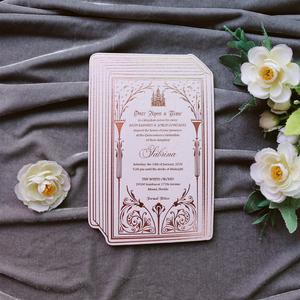 Cartes d'invitation de <span class=keywords><strong>mariage</strong></span> personnalisées en forme de livre en velours avec un design de château pour les mariages et les fêtes d'anniversaire, <span class=keywords><strong>papeterie</strong></span> - Product Image 2