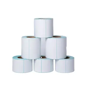 Factory Price Thermal Label Printing paper Self-adhesive sticker roll 57mm waterproof 60X40mm 50X30mm