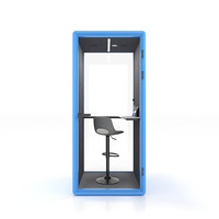 Cabine Acoustique Modulaire Suzhuang pour Bureau et Appels Téléphoniques – Design Moderne, Cadre en Aluminium, Écologique, Durable, Autoportante