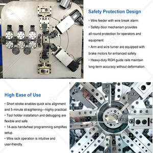 Machine automatique ORME pour la fabrication de ressorts en zigzag à suspension chaude, mini-formeuse de bobines pour ressorts de petite taille - Product Image 3