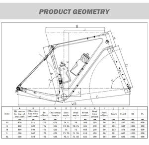Telaio in Carbonio per Bici Gravel con Freno a Disco Telaio T1000 in Carbonio per Bicicletta Gravel Fuoristrada Freno a Disco Bicicletta da Cross DISC ROAD Ciclismo - Product Image 6