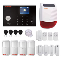 Sistema de alarma de seguridad para el hogar Tuya Smart WIFI 2G/ 4G 3G GSM Kit antirrobo inalámbrico con cable con cámara IP Google Alexa protección de la casa