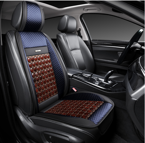 Nouvelle conception, cuir + perles en bois, ventilation, style sportif, compatible airbag, couleurs personnalisables, housses de siège de <span class=keywords><strong>voiture</strong></span> universelles, <span class=keywords><strong>coussin</strong></span> - Product Image 6