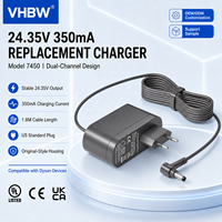 Chargeur de remplacement 24,35 V 350 mA pour adaptateur secteur Dyson 7450 à double port, câble de 1,8 m, prise US, homologué