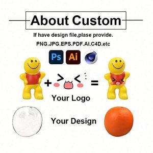 Wholesale Custom Pu Smiling Face <b>Man</b> Foam Stress Ball Anxiety Relief Sensory <b>Toy</b> Promotional Logo Printing Gift - Product Image 1