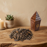 Asghab Lempeng Alami Kecil No 89 Sanai Wood pour diffuseur de parfum naturel, artisanat d'aromathérapie, accessoires d'huiles essentielles, collection automne