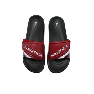 Sandalia deslizante con punta abierta para hombre, logo en relieve, Velcro, diseño superior, soporte para arco anómico y puntera de talón - Product Image 6