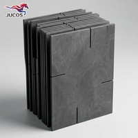 Placas Refractarias de Carburo de Silicio (SiC) con Óxido RBSiC para Hornos, Lajes de SiC para Muebles de Horno, para la Cocción de Cerámica y Artículos Sanitarios a 1400°C