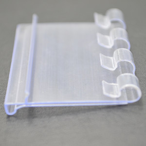 Supermarket PVC Plastic Multi Opening <strong>Hook</strong> Supermarket Price <strong>Label</strong> <strong>Holder</strong> Price <strong>Display</strong> <strong>Label</strong> Rack - Product Image 4