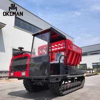 Neuer OKEMAN Diesel Euro 5 Linkslenker 5-Tonnen-Raupentransporter 57 PS Leistung für Landwirtschaft/Bauarbeiten