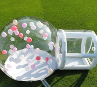 Populaire Gonflable Transparent Gonflable Bulles Maison Enfants Gonflable Bulle Tente Ballon Dôme Bulle Rebond Maison Camping Tente