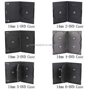 SUNSHING Super Clear DVD Cases 14mm Premium 1 2 3 4 5 Ways Blu-ray Disc Case Space Saving Empty CD DVD <b>Game</b> Packing Disc Storage - Product Image 5