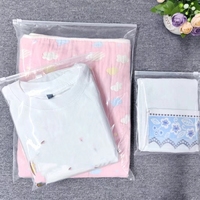 Emballage de vêtements de sport personnalisé transparent impression logo accepté usine de sacs en plastique conception fermeture éclair