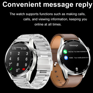 SK37 3-Armband TFT-Display Wasserdicht IP67 Videoanruf Mehrsprachig Alarmzeit Nachrichtenbenachrichtigung NFC Smartwatch Drehknopf - Product Image 2