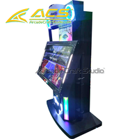 Machine de jeu d'arcade sportive interactive ACS avec affichage de mouvement, construction métallique, prise en charge japonaise/espagnole pour usage commercial en intérieur