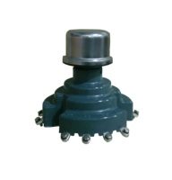 Commutateur de tension à disque en aluminium personnalisable à trois positions 10KV 5% pour transformateur de bâtiment commercial