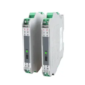 Programmable Temperature Transmitter DIN Rail Mount Isolated 0.1% Accuracy for <strong>Thermocouple</strong> RTD <strong>PT100</strong> - Product Image 1