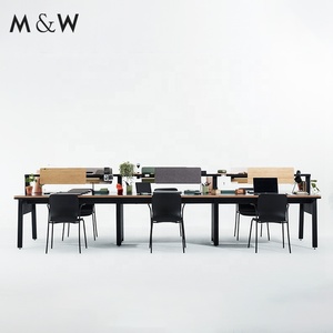 M & W Volta specifica mobili bianco melamina moderno personale scrivania nuovo modello di Design Online Workstation ufficio Coworking - Product Image 6