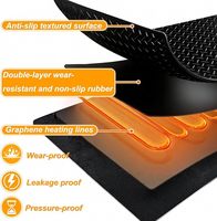 Tapis chauffant pour allée de voiture, extérieur, antidérapant, étanche IP54, robuste, 11 pouces x 30 pieds, 1500W, 110V