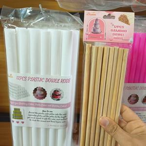 8 Varillas de Acrílico Transparente de 12 Pulgadas para Manualidades, Varillas Redondas de Acrílico, Palitos para Decoración de Pasteles - Product Image 6