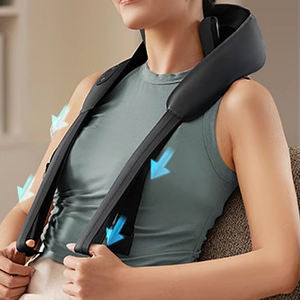 Coussin chauffant pour le cou, massage shiatsu du cou et du dos, relaxant pour les épaules, masseur de nuque - Product Image 6