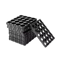 Penyangga Baterai CTD Brand Custom 18650 21700 26650 32650 Spacer ABS+PC/ABS Tahan Api untuk Rakitan Baterai DIY