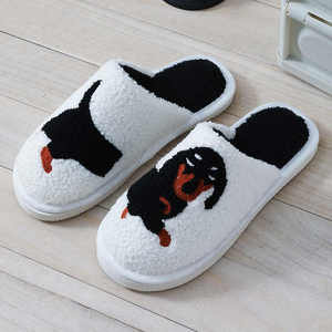 Stepgrace Non-Slip Duy Nhất Mùa Đông Ấm Áp Dễ Thương Con Chó Động Vật Dép Ấm Cúng Slide Nhà Dép Đi Trong Nhà Cho Phụ Nữ - Product Image 4