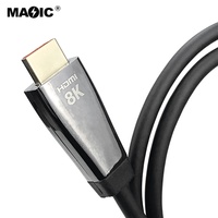 Nouveau câble HDMI OEM 8K 60Hz, câble HDMI haute vitesse 48 Gbps en PVC, prend en charge 4K120Hz 3D HDR 2160p Ethernet ARC câble optique