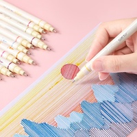Stylo de traçage professionnel à pointe aiguille en plastique de 0,45 mm, 12 couleurs, pour dessin à la main et manga