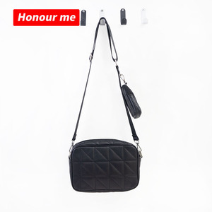 2024 HONOUR ME dames mode PU sac à bandoulière avec petite pochette en cuir bandoulière sac de messager en gros motif de pierre - Product Image 3