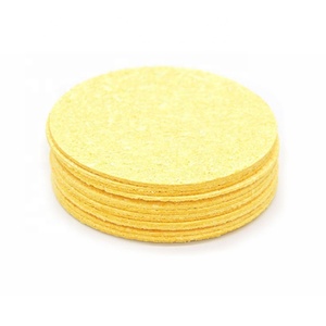 Soffio personalizzato per il trucco in spugna per la pulizia del viso con etichetta privata personalizzata in cellulosa - Product Image 3