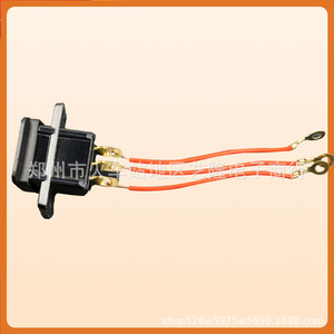 Electric Cooker Accessories Three <b>Hole</b> Socket Copper <b>Plug</b> Rice Cooker Parts Single Slot Connector With Wire - Product Image 2