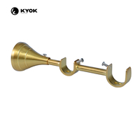 Support de rideau décoratif en alliage d'aluminium KYOK, moderne, durable, accessoire de luxe léger