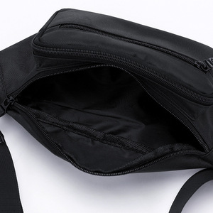 <b>Hot</b> Selling Unisex Simple Waterproof Oxford Cellphone Waist Bag Crossbody Fanny Pack Custom Logo <b>Belt</b> Zipper Closure for Daily - Product Image 5
