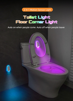 Nouvelle Lampe Murale à Détection de Mouvement 2026, Rechargeable, Étanche, pour Toilettes, Petite Veilleuse