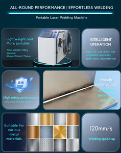 Mini Saldatrice <span class=keywords><strong>Laser</strong></span> 4 in 1 1500W 2000W, Macchina Portatile per Saldatura <span class=keywords><strong>Laser</strong></span>, Rimozione Ruggine e Taglio - Product Image 4