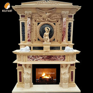 Surround de cheminée en marbre naturel Offre Spéciale nouvellement produit pour grande <span class=keywords><strong>maison</strong></span> - Product Image 3