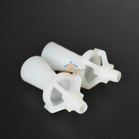 Buse d'éducteur Venturi en PVDF, filetage mâle 1/4, 3/8, 1/2, résistant aux acides et aux alcalis, mélange de liquides chimiques, agitation, pulvérisation, jet de mélange en PVDF
