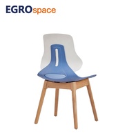 Chaise de bureau en plastique EGROspace pour réunions, conférences, salles de réunion, visiteurs et formations