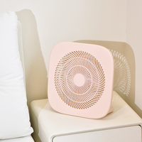 Ventilateurs électriques modernes carrés en plastique pour le camping, personnalisables, rechargeables par USB, adaptés aux animaux domestiques, silencieux, pour usage domestique et extérieur