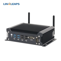 Personalizable Industrial Mini PC sin ventilador de diseño integrado de la computadora industrial Intel 4th 13th Gen I7 I5 I3 Procesadores Nuevo Stock
