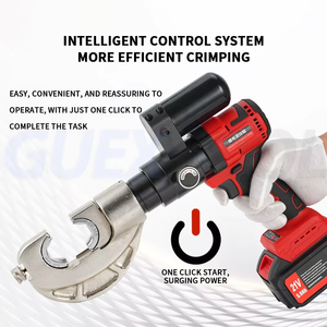 EZ-300/EZXC-300 <b>Small</b> Lithium Battery Hydraulic Clamp Intelligent Rechargeable Copper Aluminum Nose Cable Wire Crimping <b>Tool</b> - Product Image 5