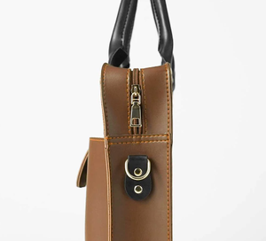 Maletín de Cuero Genuino Ligero, Impermeable y de Gran Capacidad para Oficina y Negocios - Product Image 4