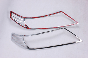 สำหรับอุปกรณ์ตกแต่งรถยนต์วีทาร่า ปี 2016 2017 ฝาครอบไฟหน้าโครเมียม 2 ชิ้น - Product Image 5