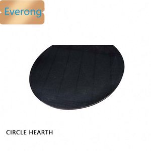 Chimenea de piedra de granito negro Hogar de esquina cuadrado como piezas de chimenea, juegos de chimenea y accesorios - Product Image 6