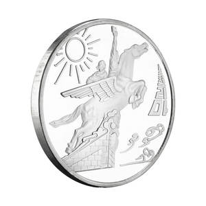 Moneta Commemorativa Coreana del Cavallo Swift, Placcata in Argento, con Basso-Rilievo, da Collezione - Product Image 6